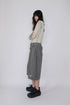 Mayte × Cycle ECHO STAR WASHED HALF PANTS -GRAY-